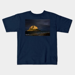 Natural spotlight on the Greek Gibraltar - Monemvasia Kids T-Shirt